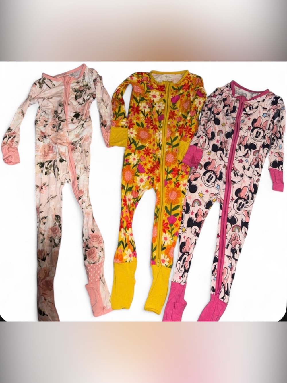 3-piece Bundle zippy pajamas 1 Posh Peanut & 2 Little Sleepies 💖EUC